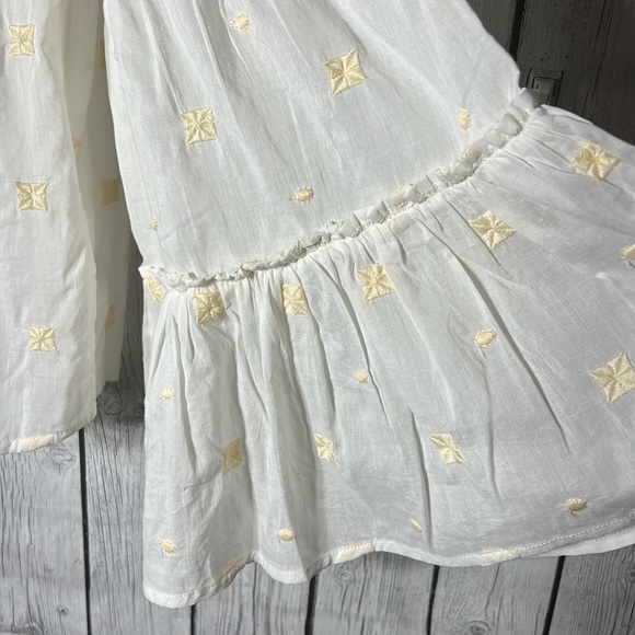 Shyanne Women’s Western Blouse Shirt Embroidered White Size Medium Long Sleeve - Picture 4 of 8